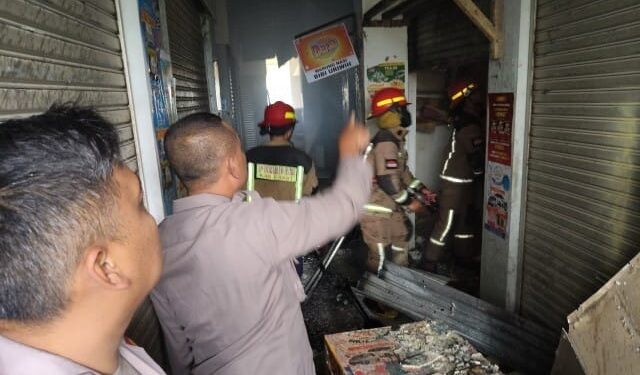 Lupa Matikan Kompor, Dua Kios di Pasar Wisata Ludes Sijago Merah