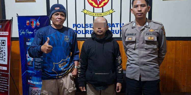 Polsek Cibatu Polres Garut berhasil mengamankan seorang terduga pelaku curanmor