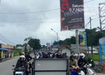 Pengunjung Mulai Tinggalkan Garut, Polisi Lakukan One Way di Sejumlah Jalur