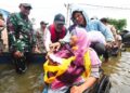 Mensos Pastikan Logistik dan Bantuan Bagi Warga Terdampak Banjir di Kabupaten Banjar Kalimantan Selatan