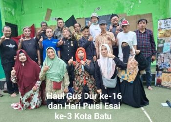 Haul Gus Dur ke-16 dan Hari Puisi Esai ke-3 Digelar 12 Jam Nonstop di Kota Batu