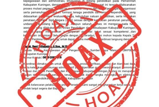 BKPSDM Kuningan Diteror Informasi Hoax