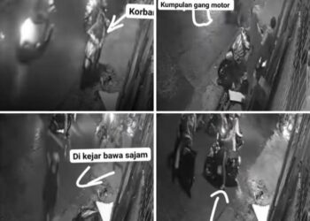 Viral, Berandalan Bermotor Berulah di Margaasih, Bawa Kabur Motor