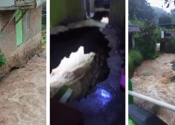 Kamar Mandi Tergerus Air Sungai Saat Buang Air Kecil,  Warga Kutawaring Hilang Terbawa Arus