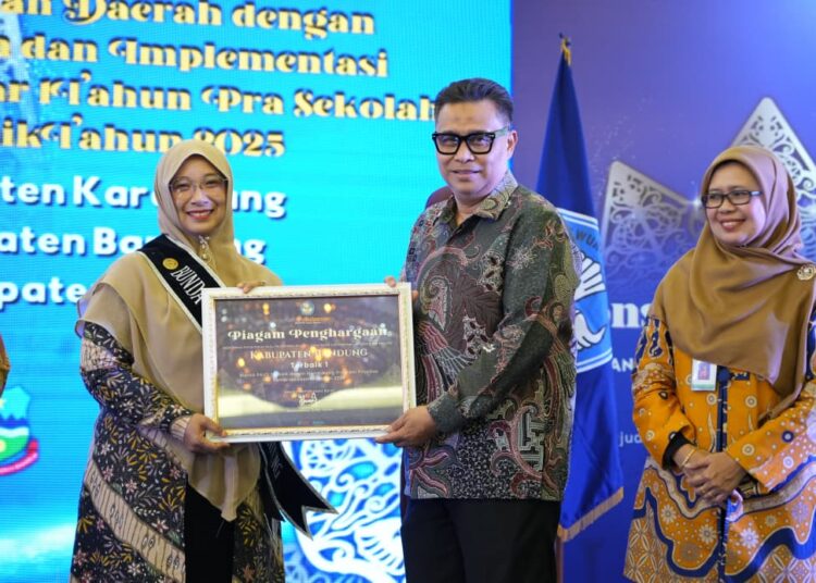 Bunda PAUD Kabupaten Bandung Raih BBPMP Award Kemendikdasmen