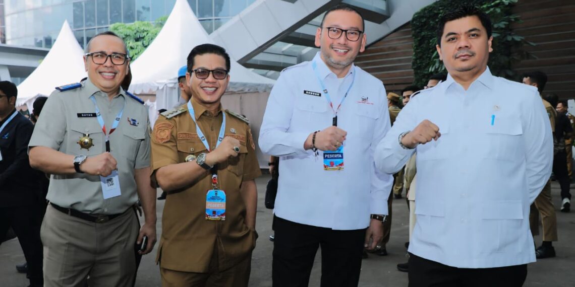 Perkuat Sinergi Pusat dan Daerah, Bupati dan Wabup Bandung Hadiri Rakornas di Sentul