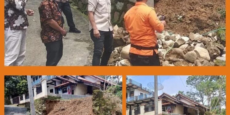 Longsor Melanda Desa Cipakem dan Pakapasan Girang