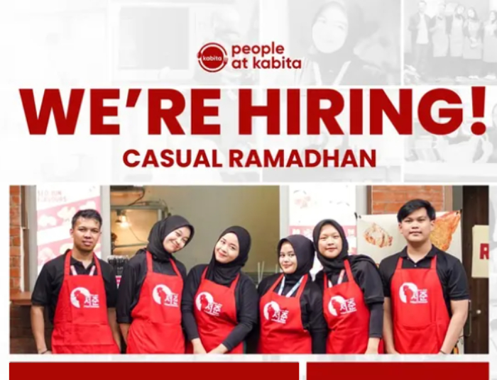 Info Part Time! Eat Kabita Group Bandung Buka Loker Buat Lulusan SMA dan SMK