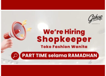 Info Part Time! Gishop Bandung Buka Loker Buat Lulusan SMA dan SMK