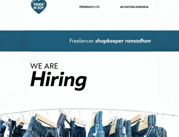 Kesempatan Emas! Pride N Joy Bandung Buka Loker Shopkeeper Selama Ramadhan 2026
