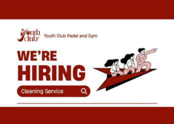 LULUSAN SMA SMK MENDEKAT! Youth Club Padel and Gym Bandung Buka Loker Cleaning Service