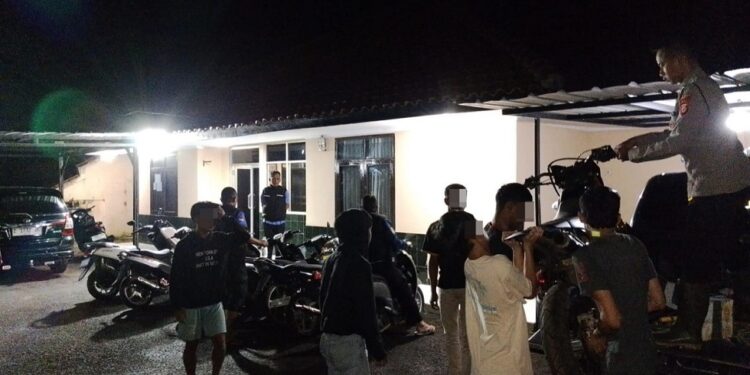 Aksi Balap Liar Kembali Terjadi di Garut, Polisi Amankan Lima Pelaku dan 12 Motor Berknalpot Brong