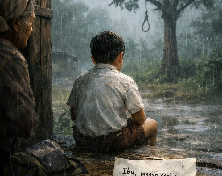 ANAK ITU MENINGGALKAN DUNIA YANG GAGAL MEMELUKNYA