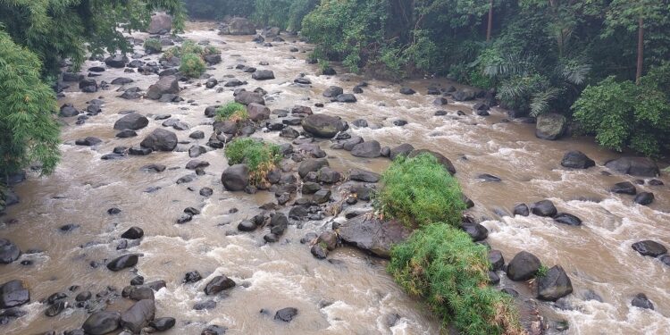 Sungai Cijurai Meluap, 110 Rumah Warga di Desa Andamui dan Cisaat Terendam Air