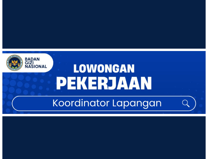 TERBARU! SPPG Bandung Barat Ngamprah Adakan Loker Koordinator Lapangan