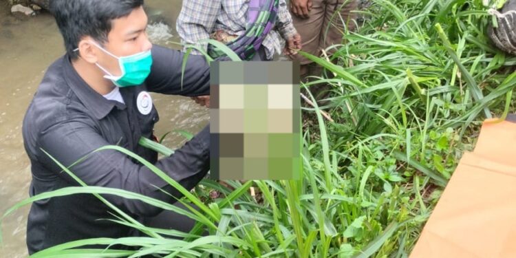 Warga Kampung Nagaracinta Digegerkan dengan Penemuan Mayat Bayi di Sungai