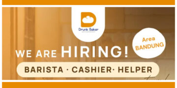 3 Posisi, Drunk Baker Bandung Buka Loker Terbaru, Ini Syaratnya