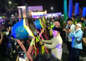 Festival Bedug dan Rampak Genjring Mewarnai Malam Takbiran di Masjid Syiarul Islam