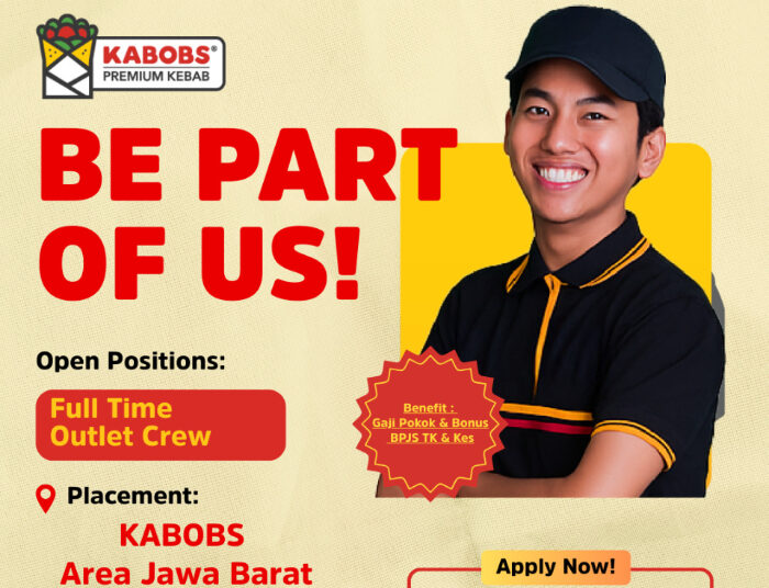 Kabobs Jawa Barat Buka Loker Buat Lulusan SMA dan SMK, Minat?