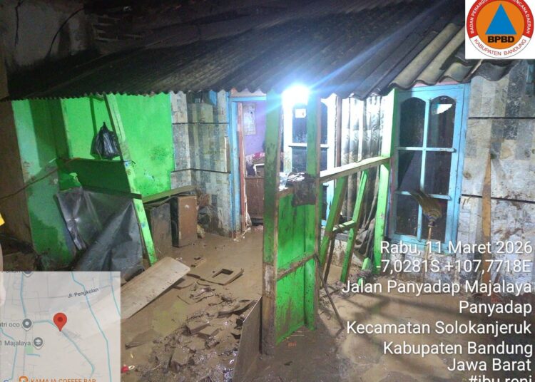 Banjir Kembali Terjang Majalaya dan Solokanjeruk, Sejumlah Rumah Jebol