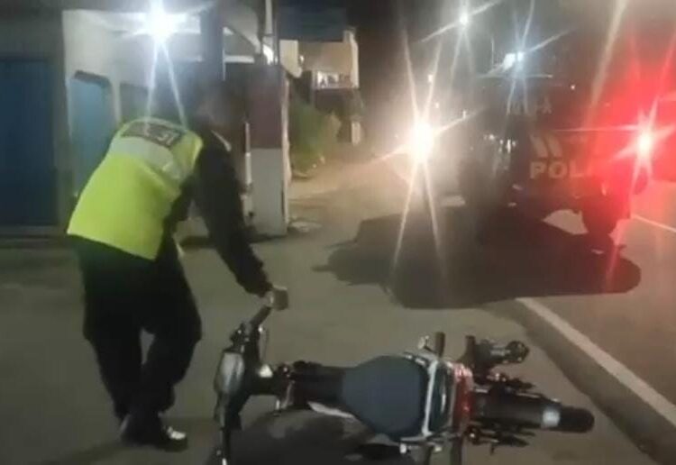 Balapan Liar di Wanaraja Dibubarkan, Satu Motor Disita
