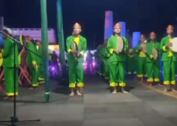 Semarak Rampak Genjring Si Windu di Malam Takbiran