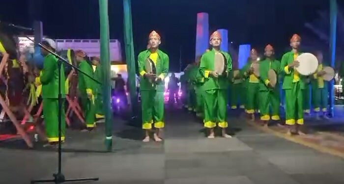 Semarak Rampak Genjring Si Windu di Malam Takbiran