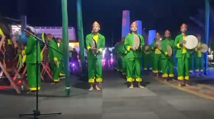 Semarak Rampak Genjring Si Windu di Malam Takbiran