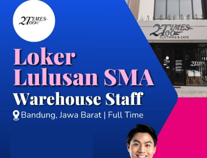 TERBARU! 2Timestoo Adakan Loker Staff Gudang, Ini Syaratnya