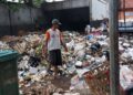 Volume Sampah di TPS Desa Pangkalan Semakin Menggunung