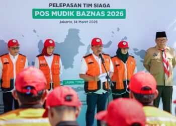 BAZNAS RI Lepas Tim Siaga Pos Mudik 2026 di 21 Titik