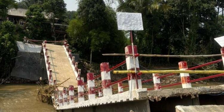 Wakil Bupati Bogor Tinjau Jembatan Ambruk di Rumpin, Pastikan Penanganan Cepat