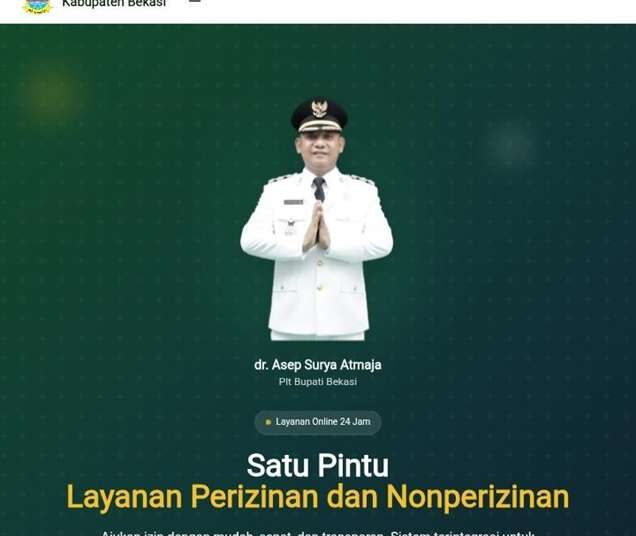 Aplikasi Perizinan SATU PINTU Kabupaten Bekasi Siap Layani Warga Secara ‘Self Service’