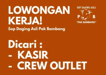 2 Posisi, Sop Daging Asli Pak Bambang Bandung Buka Loker Buat Lulusan SMA SMK