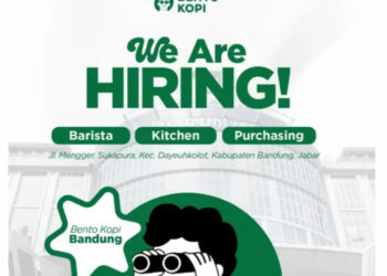 3 Posisi, Bento Kopi Telkom Bandung Buka Loker Buat Lulusan SMA SMK