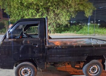 Todongkan Senjata Api, Komplotan Maling Gasak Pick Up di Samarang, 1 Babak Belur Dihajar Massa