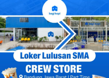 Buat Lulusan SMA SMK! Bagi Kopi Bandung Buka Loker Crew