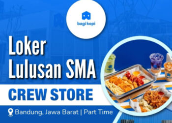 Buat Lulusan SMA SMK! Bagi Kopi Bandung Buka Loker Crew Outlet