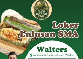 Buat Lulusan SMA SMK, Nasi Bakar Riau Bandung Buka Loker Waiter