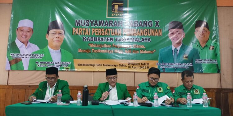 Sah, Dr. Cecep Nurul Yakin Kembali Nakhodai DPC PPP Kabupaten Tasikmalaya Lewat Aklamasi