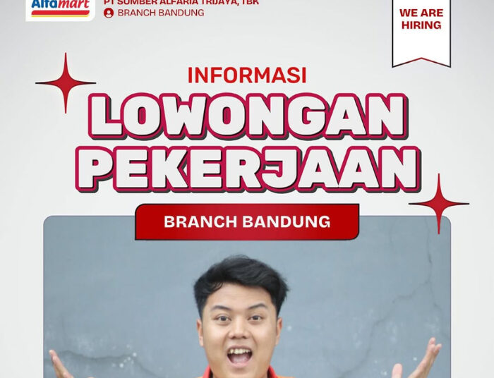 Datang Langsung Juga Bisa! Alfamart Bandung Buka Loker Buat Lulusan SMA SMK
