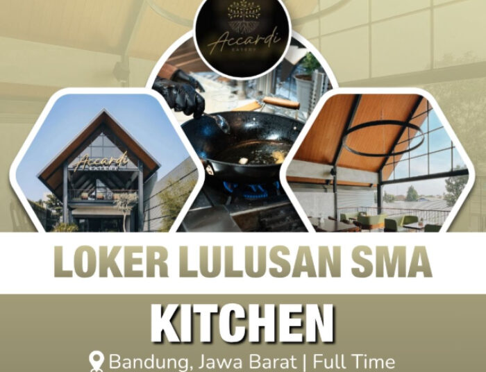 Gaji 3 Juta! Accardi Eatery Bandung Buka Loker Kitchen Buat Lulusan SMA SMK