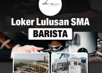 Gaji 3 Juta, De.U Coffee Bandung Buka Loker Barista, Cek Syaratnya di Sini