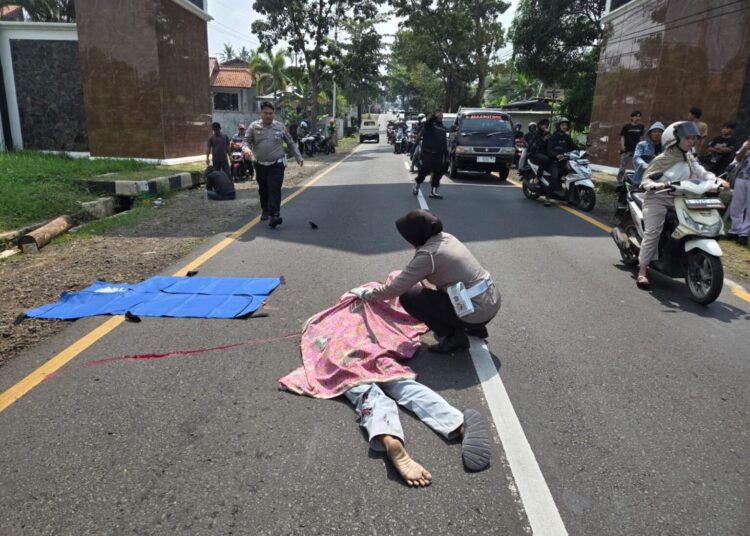 Kecelakan Tragis di Sindangagung, MF Tewas Terlindas Truk Colt Diesel