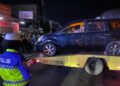 Grand Livina Tabrak 2 Motor dan Warung Nasi Goreng, 1 Tewas 3 Luka
