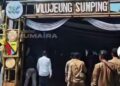 Duh, Penulisan  “Wilujeung Sumping” di Gapura Rapat Paripurna Hari Jadi Kab. Bandung Jadi Sorotan