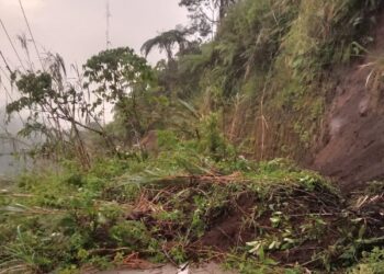 Tebing Setinggi 10 Meter Longsor, Jalan ke Kampung Buligir Cigalontang Lumpuh Total
