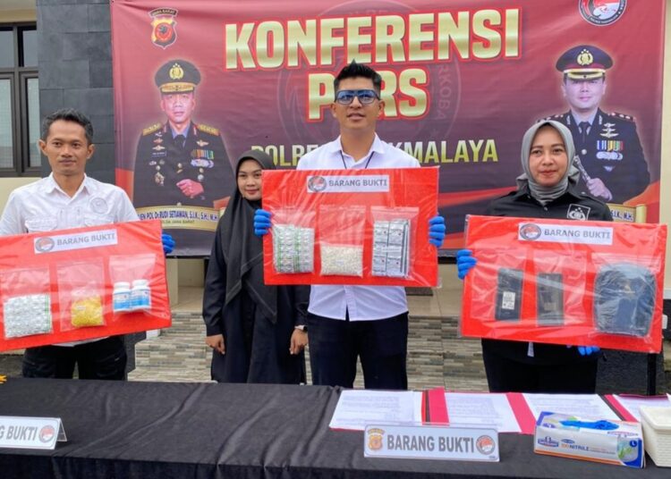Polisi Bekuk 6 Pengedar Obat Keras, Sebanyak 2.571 Butir Disita