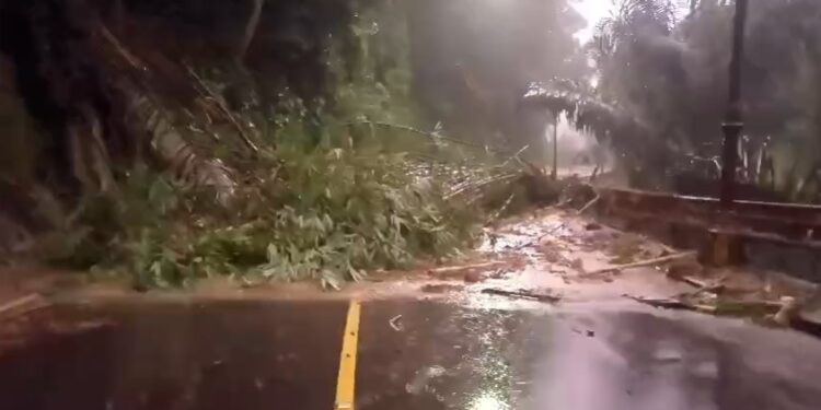 Longsor Kembali Terjang  Cadas Pangeran, Jalan Tak Bisa Dilalui Kendaraan