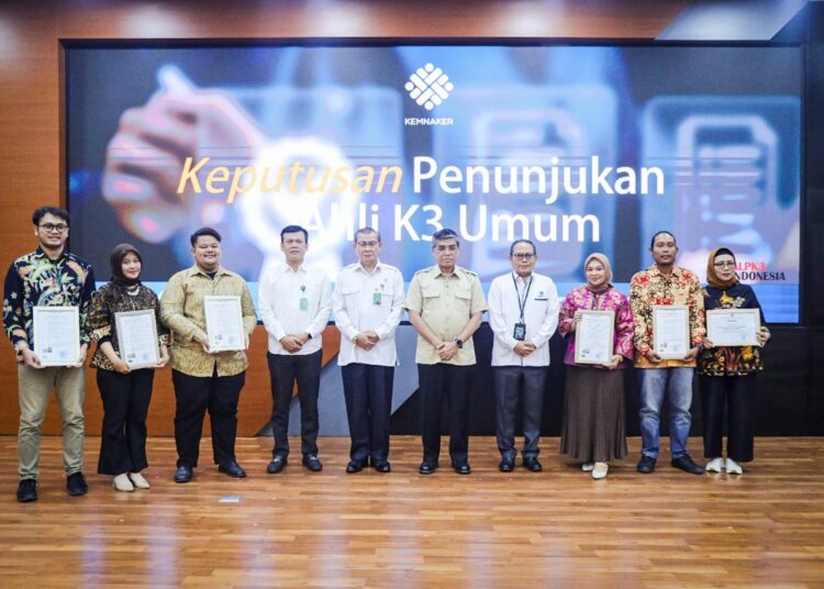 Wujudkan Tempat Kerja Aman, Kemnaker Gencarkan Pembinaan dan Sertifikasi Ahli K3